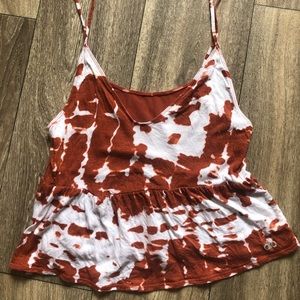 🚫sold🚫 Alo Yoga Copper tie dye tank
